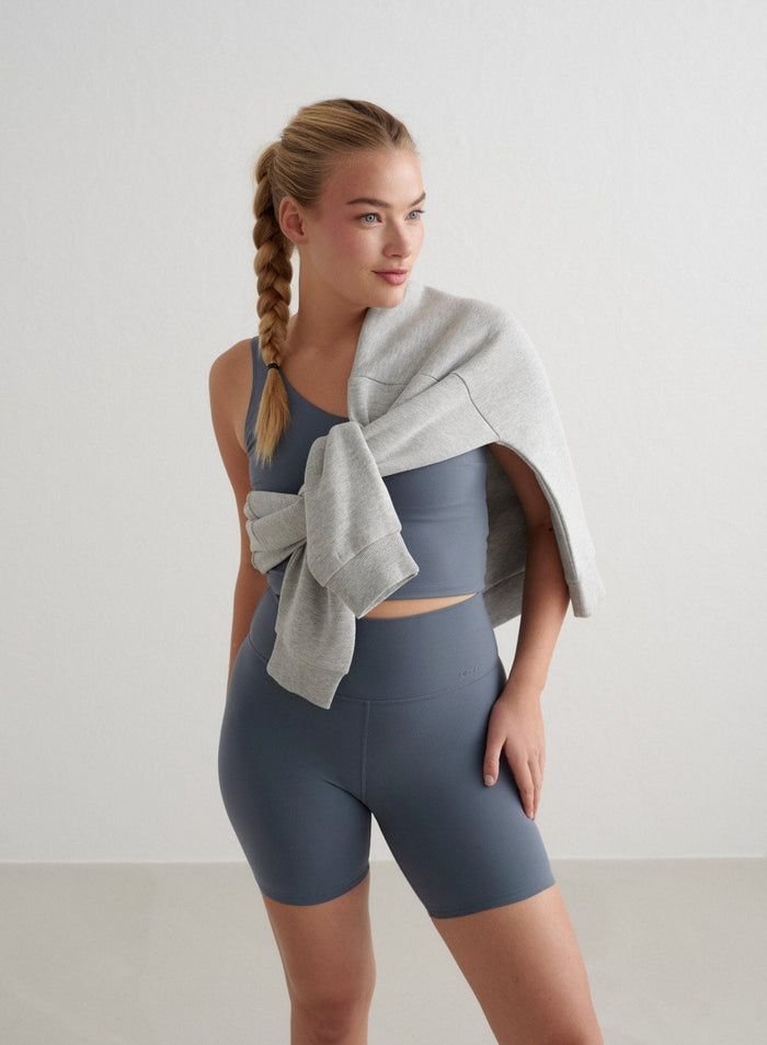 Storm Blue Sense Midi Biker Shorts