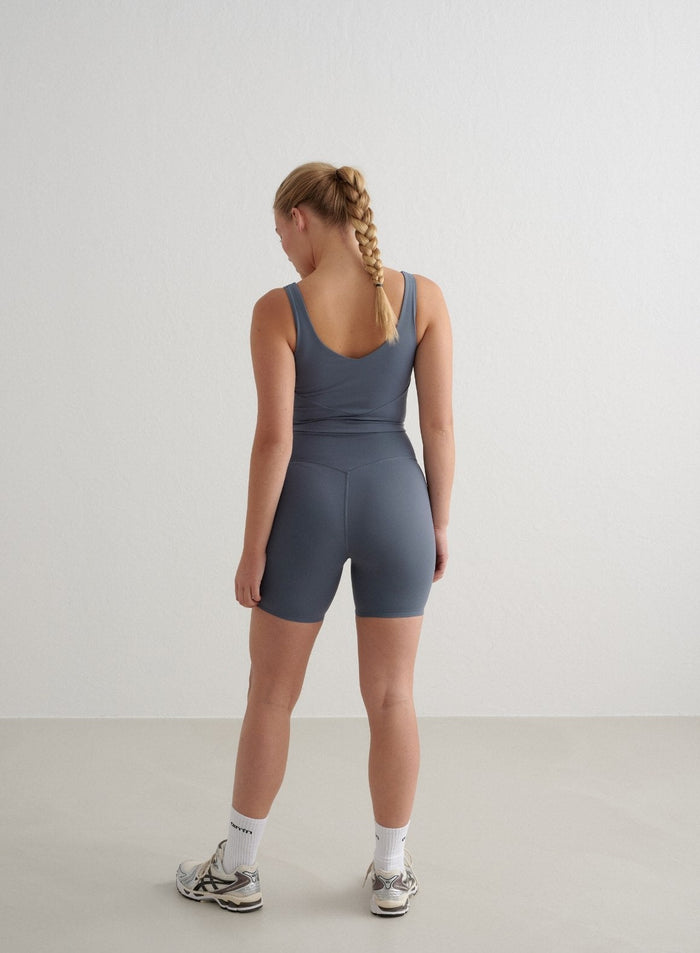 Storm Blue Sense Midi Biker Shorts
