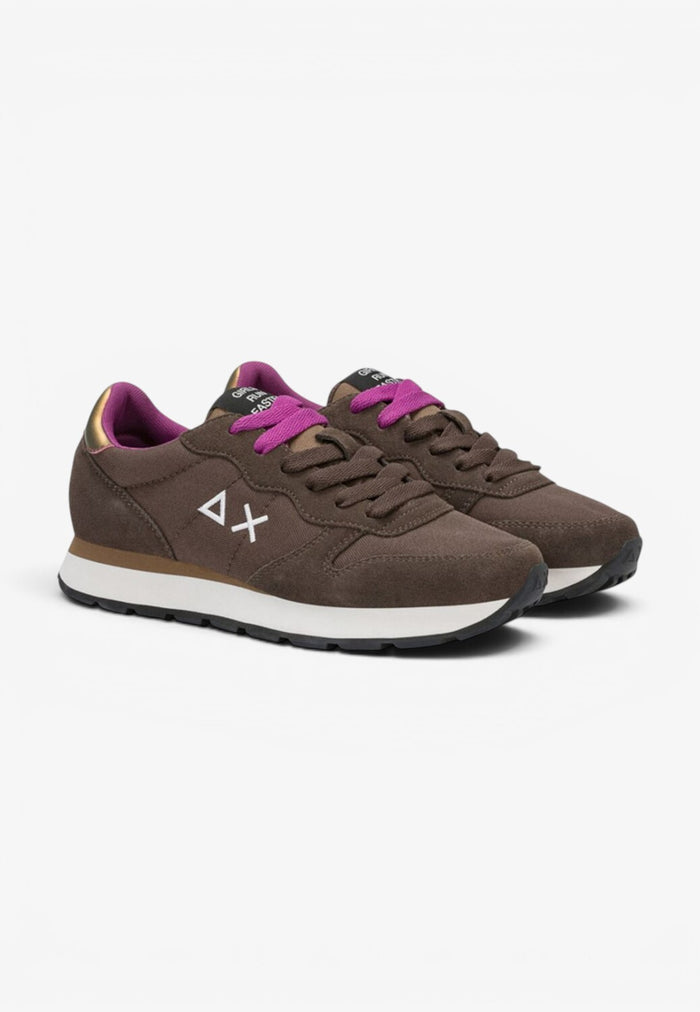 DAMES SPORTIEVE VETERSCHO-Bruin combi kleur