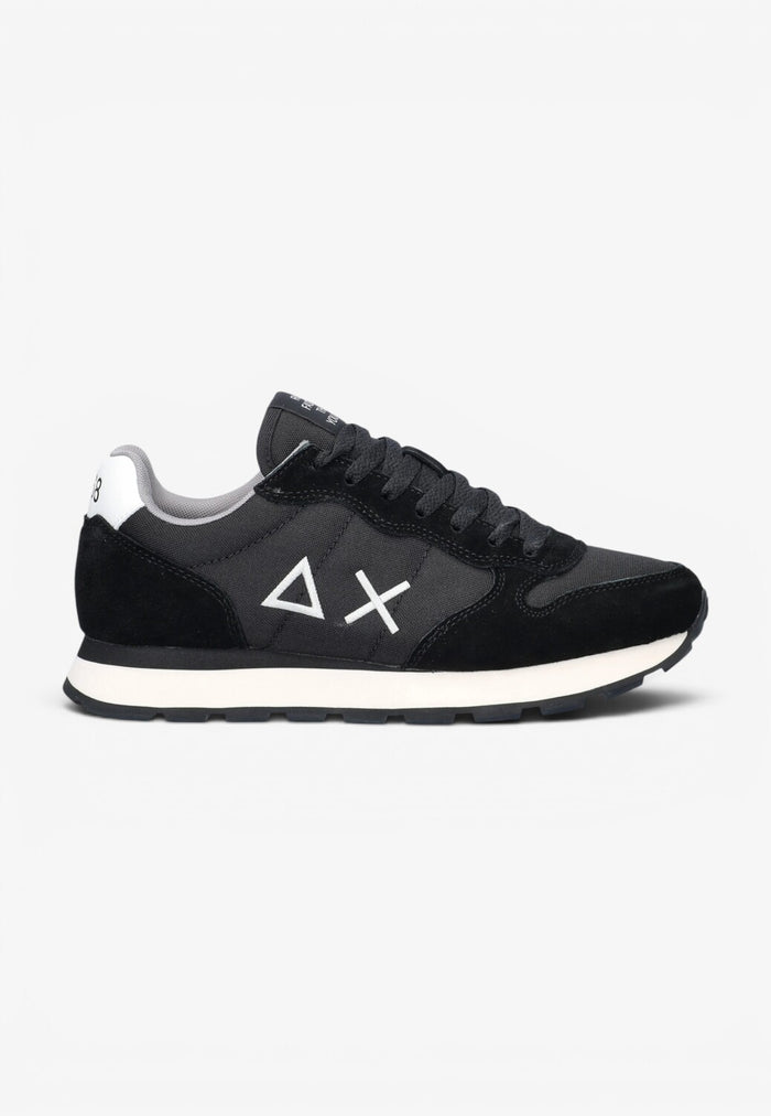 Heren veterschoenen-Zwart combi kleur