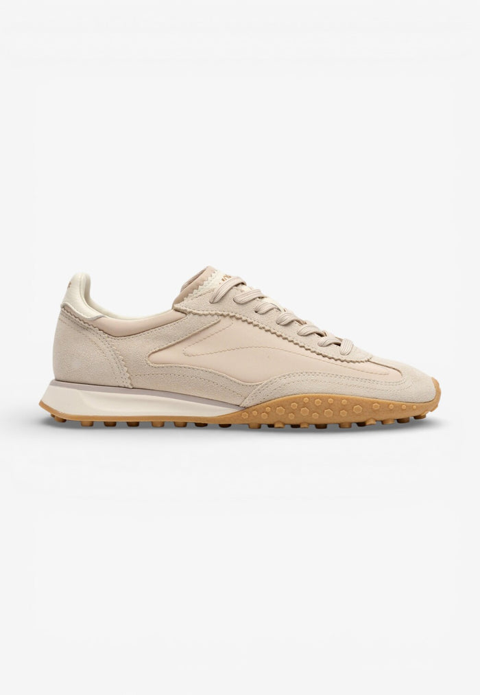 DAMES SPORTIEVE VETERSCHO-Beige suède/nubuck