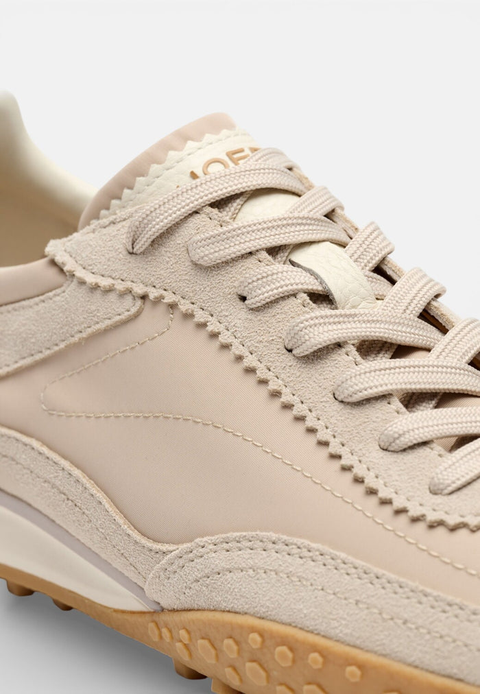 DAMES SPORTIEVE VETERSCHO-Beige suède/nubuck