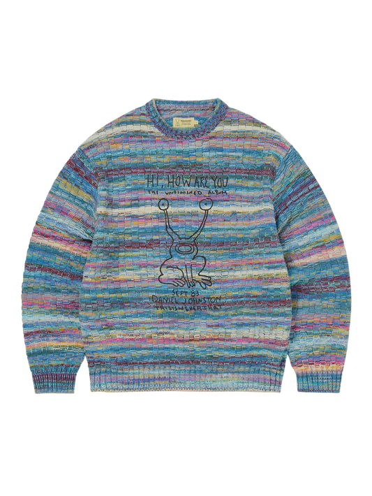 TNT Daniel Johnston Frog Knit Sweater