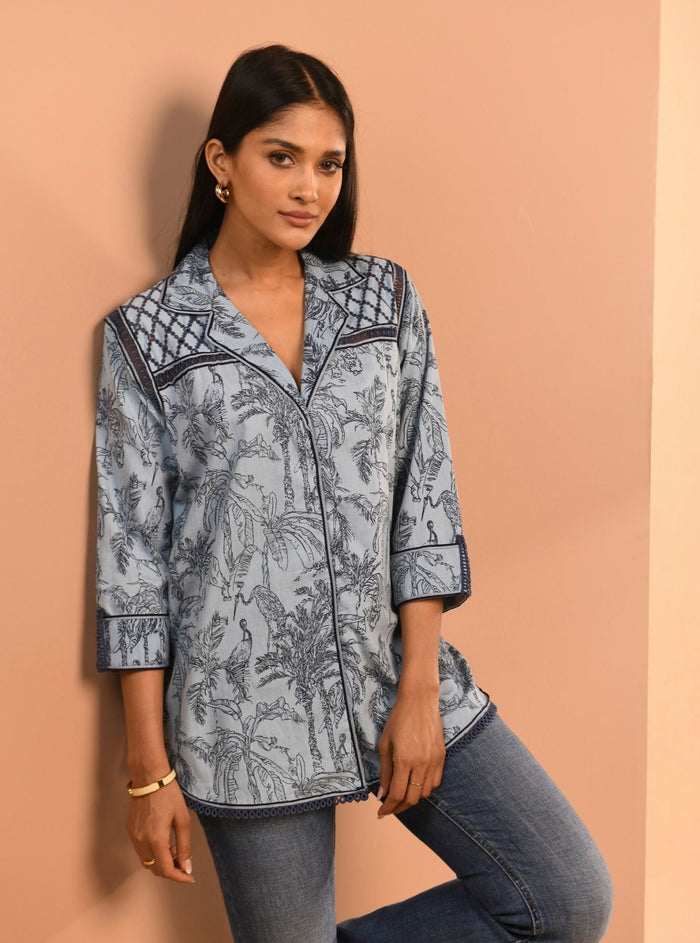 Yulia Denim Light Blue Shirt