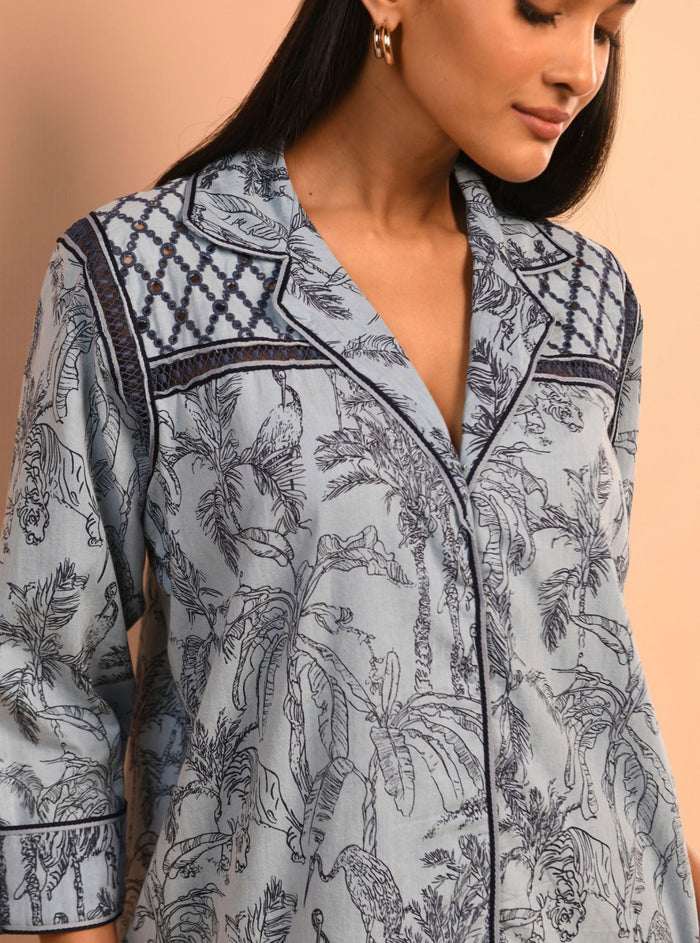 Yulia Denim Light Blue Shirt