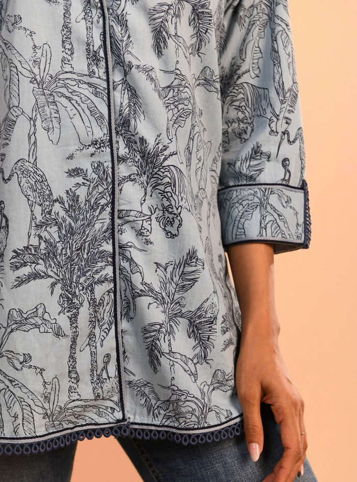 Yulia Denim Light Blue Shirt